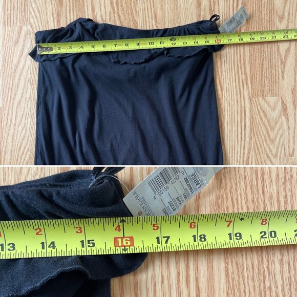 Amercian Eagle Live Your Life Strapless Top for Women w/Built in Shelf Bra sz L - Picture 7 of 13